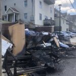 Beverly Avenue dumpster fire